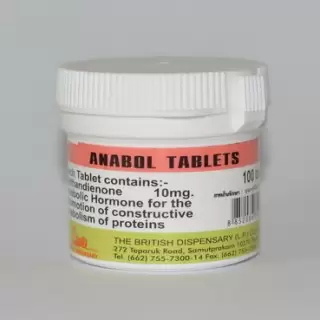 Anabol Tablets 100tab, 10mg/tab