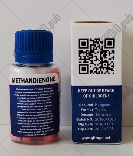 QPHARM METHANDIENONE 10mg/tab - ЦЕНА ЗА 100 ТАБ