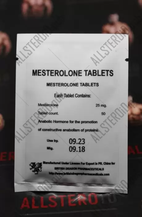 Mesterolone tablets от British Dragon