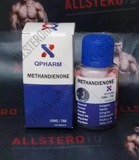 QPHARM METHANDIENONE 10mg/tab - ЦЕНА ЗА 100 ТАБ