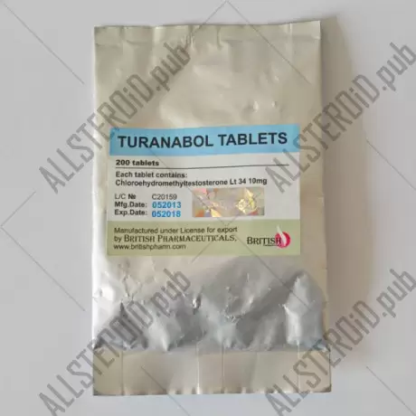 Turanabol 10 mg (British Pharma)